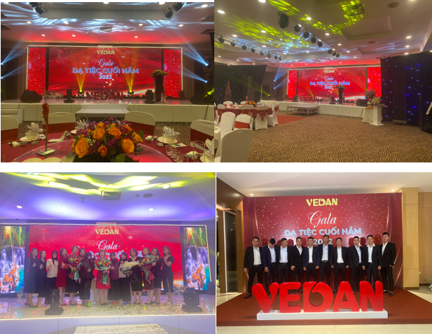 Tổ chức gala Dinner dạ tiệc cuối năm 2022 cho công ty Vedan